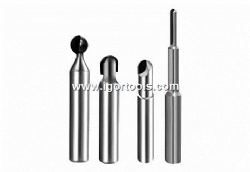 CNC end mill tools diamond milling cutter pcd ball nose end mill